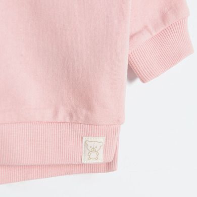 Cool Club, Bluza dziewczęca z kapturem, rozpinana, różowa