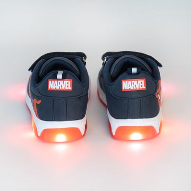 Cool Club, Buty sportowe chłopięce, granatowe, świecąca podeszwa, Spider-Man
