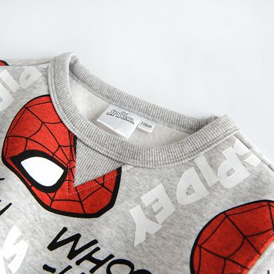 Cool Club, Dres chłopięcy, szary melanż, Spider-Man