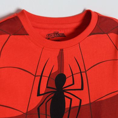 Cool Club, Piżama chłopięca, czerwono-niebieska, Spider-Man