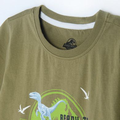 Cool Club, Piżama chłopięca, khaki, Jurassic World