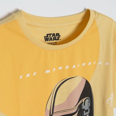 Cool Club, Piżama chłopięca, żółto-szara, Star Wars