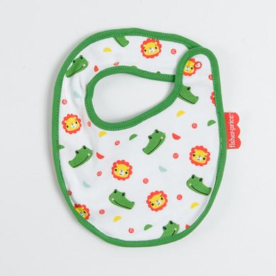 Cool Club, Śliniak niemowlęcy, mix, zwierzęta, Fisher-Price, zestaw, 3 szt.