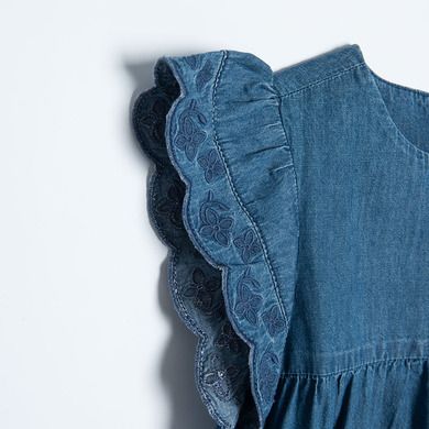 Cool Club, Sukienka dziewczęca z krótkim rękawem, denim