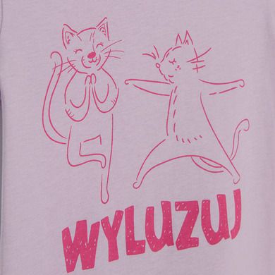 Cool Club, T-shirt dziewczęcy, fioletowy
