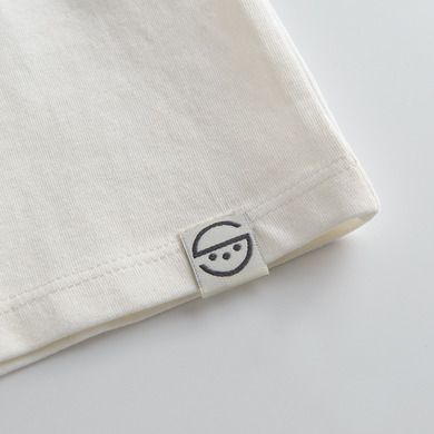 Cool Club, T-shirt dziewczęcy, pudełkowy, ecru