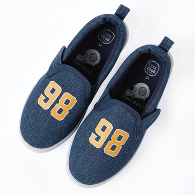 Cool Club, Trampki slip on chłopięce, granatowe