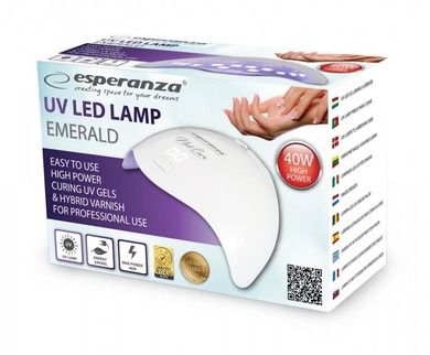 Esperanza, lampa, Emerald, EBN008, biały