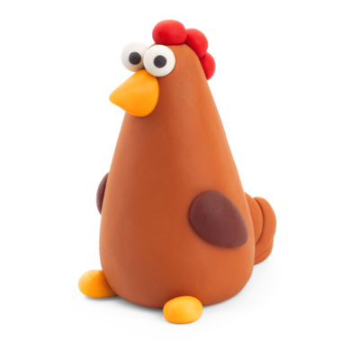 Hey Clay, Ptaki z farmy, masa plastyczna