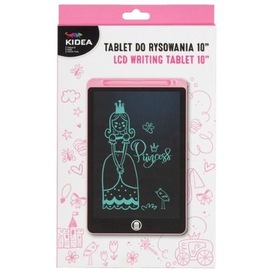 Kidea, tablet do rysowania, LCD 10", różowy