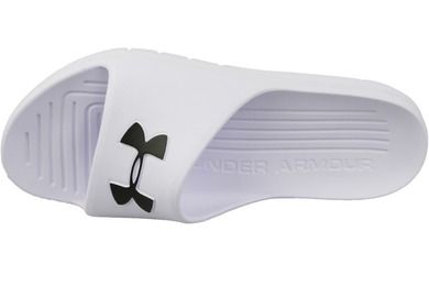Klapki męskie, białe, Under Armour Core PTH Slides