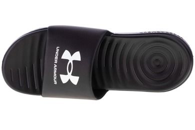 Klapki męskie, czarne, Under Armour Ansa Fixed Slides