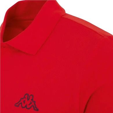 Koszulka polo męska z krótkim rękawem, czerwona, Kappa Peleot Polo