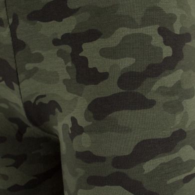 Legginsy dziewczęce, ciemnozielone, moro, Tup Tup