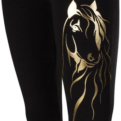 Legginsy dziewczęce, czarne, Tup Tup