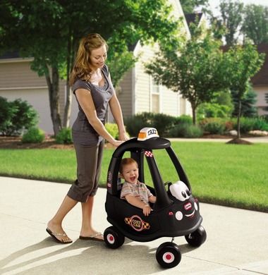 Little Tikes, Cozy Coupe, Taxi, jeździk, czarny