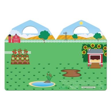 Melissa & Doug, Farm, naklejki wielorazowe