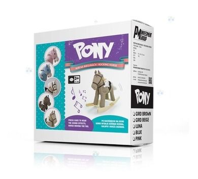 Milly Mally, Pony Pink, koń na biegunach, różowy