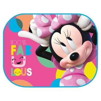 Myszka Minnie, zasłonka przeciwsłoneczna na szybę, 44-35 cm, 2 szt.