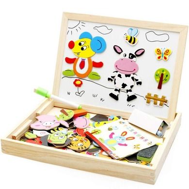 Norimpex, puzzle magnetyczne z 2 tablicami, 1 szt.