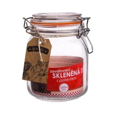 Orion, słoik, pojemnik szklany, patentowy, bela, 1 l