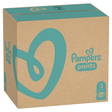 Pampers, Pants, pieluchomajtki, rozmiar 3, 6-11 kg, 204 szt.