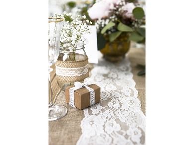 PartyDeco, ozdobne pudełeczka, kraft, 6-5,5-3,5 cm, 10 szt.