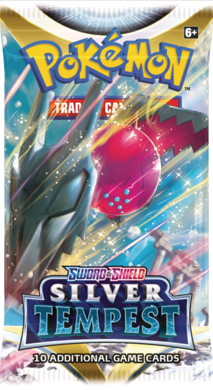 Pokemon TCG: Silver Tempest Booster, gra karciana, dodatek, 1 szt.
