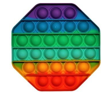 Push Pop Bubble Fidget, zabawka sensoryczna, antystresowa, oktagon