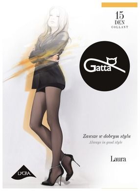 Rajstopy damskie, Nero, 15 DEN, Laura, Gatta