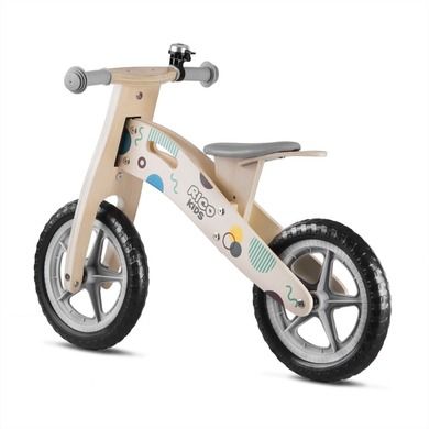 Ricokids, rowerek biegowy, 12 cali, drewniany