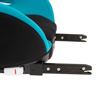 Smiki, Booster, podstawka samochodowa, isofix, 22-36 kg, turkusowy