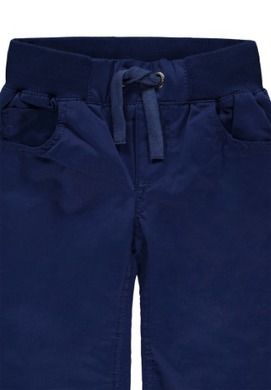 Spodnie materiałowe dziewczęce, ciemnoniebieskie, Kanz