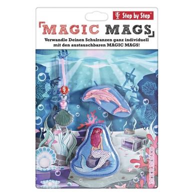 Step by Step, Magic Mags, Mermaid, Space, Grade, Cloud, Kid, 2 magnesy i zawieszka, akcesoria do plecaka