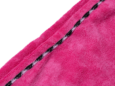 Superchłonny ręcznik do włosów, turban z mikrofibry, różowy