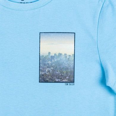 T-shirt chłopięcy, niebieski, Tom Tailor