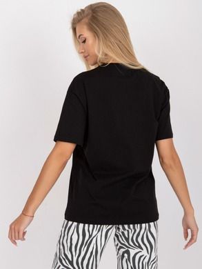 T-shirt damski, czarny, H&B
