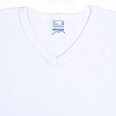 T-shirt dziecięcy, biały, Olimpias