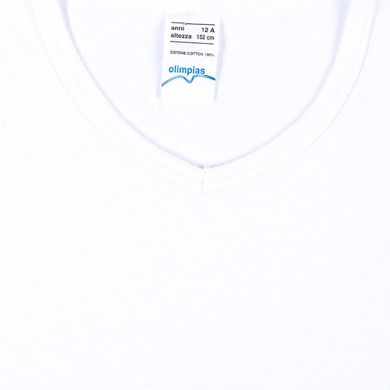 T-shirt dziecięcy, biały, Olimpias