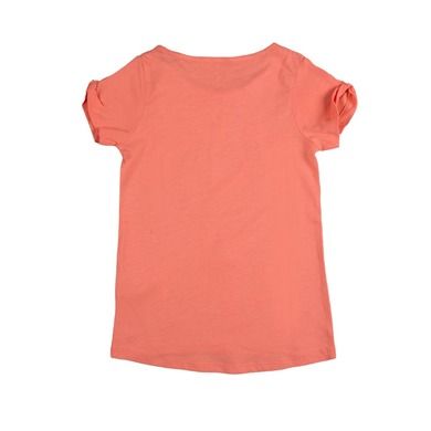 T-shirt dziewczęcy, brzoskwiniowy, Tom Tailor