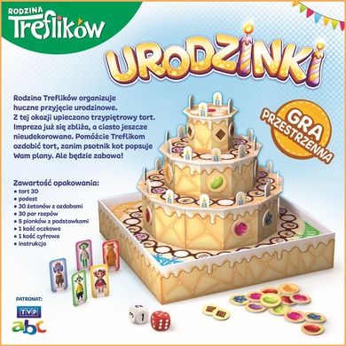 Tefl, Rodzina Treflików Urodzinki, gra familijna