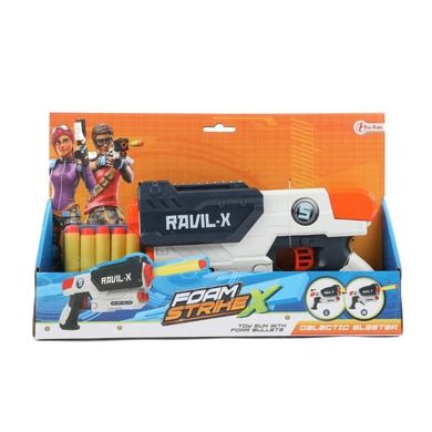 Toi-Toys, Foam Strikex, pistolet White L, 5 strzałek