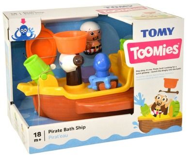 Tomy Tomies, statek piratów, zabawka do kąpieli