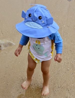 Zoocchini, Wieloryb, pieluszka kąpielowa z czapką, rozmiar S