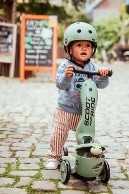 Scoot & Ride, Highwaykick 1, Lifestyle, jeździk i hulajnoga 2w1, Green Lines