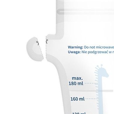 BabyOno, woreczki do przechowywania pokarmu, 180 ml, 30 szt.