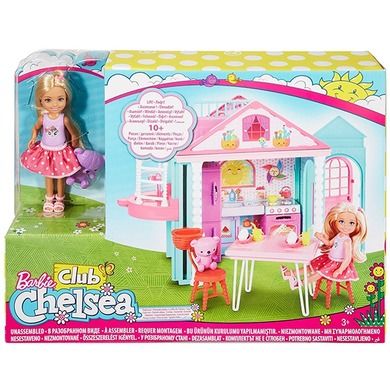 Barbie, Domek zabaw Chelsea, zestaw z lalką