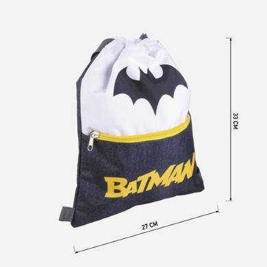 Batman, worek dla przedszkolaka, biały