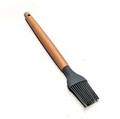 Brunbeste, pędzelek silikonowy, 27 cm, drewniany uchwyt