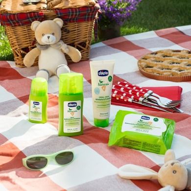 Chicco, chusteczki nawilżane odstraszające komary, 20 szt.